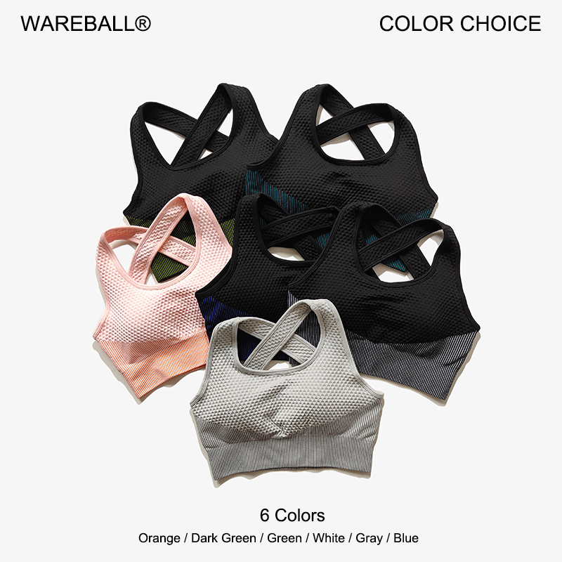 Rugged Sport Strap - WAREBALL 6-kolorowy biustonosz sportowy do jogi