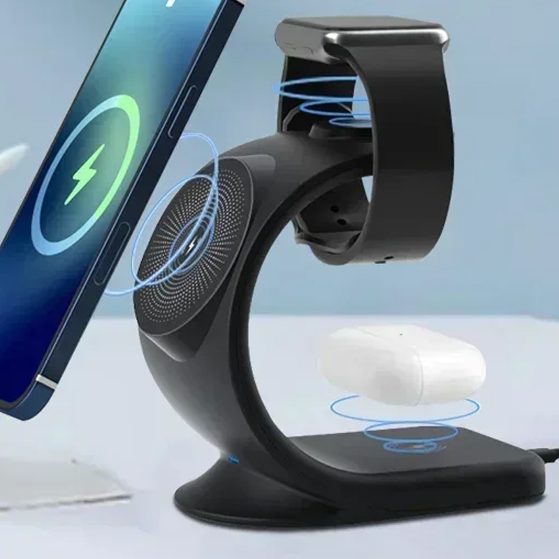 Wireless Charger Watch - Magnetyczna ładowarka bezprzewodowa 3 w 1,