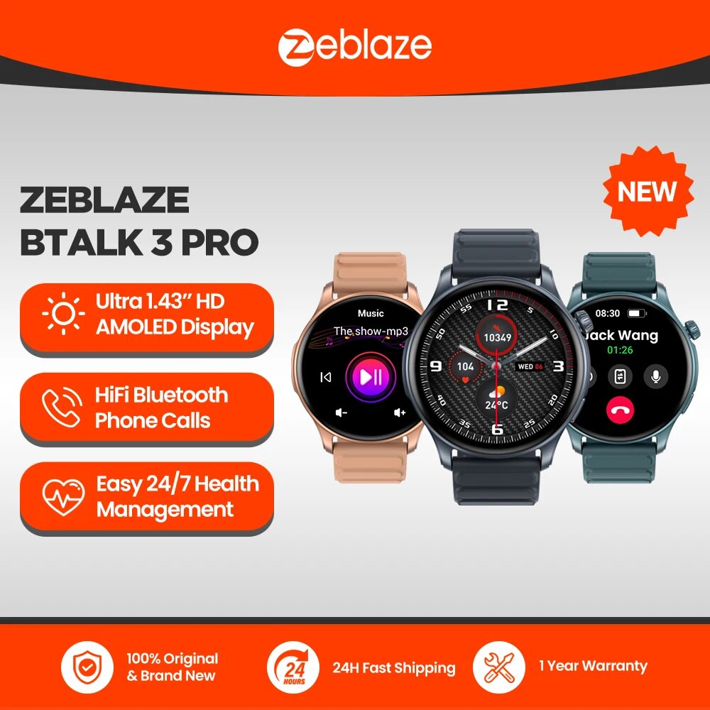 Smartwatch Nexus - Nowy Zeblaze Btalk 3 PRO 1,43-calowy
