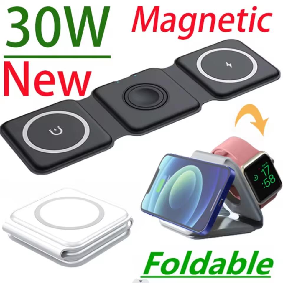 Smartwatch Ac - Przenośna magnetyczna bezprzewodowa ładowarka 3 w