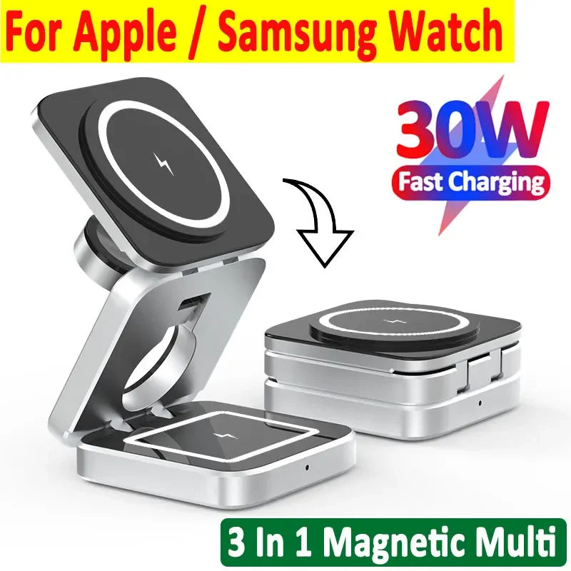 Wireless Charger Watch - Magnetyczna ładowarka bezprzewodowa 30 W do