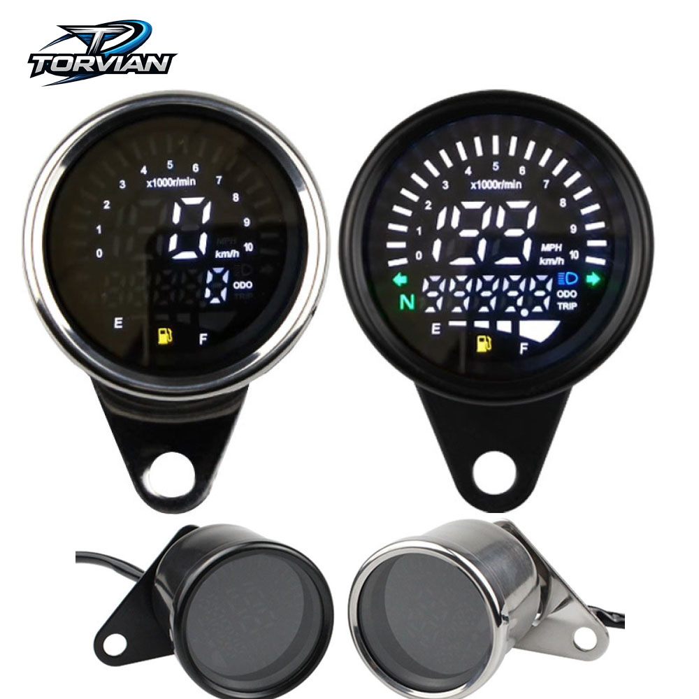 Smartwatch Universal - Uniwersalny cyfrowy prędkościomierz motocyklowy Torvian, obrotomierz,