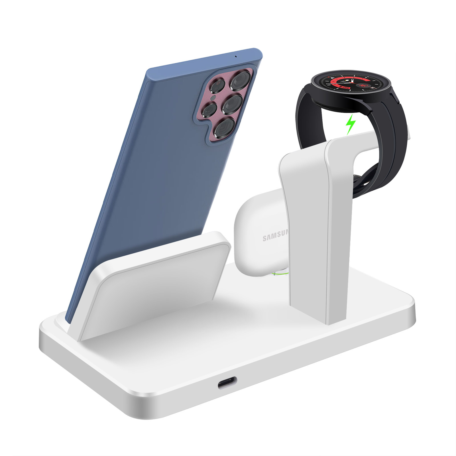 Stacja ładująca 3 w 1 z portem – Wireless Charger Watch recenzja i cena