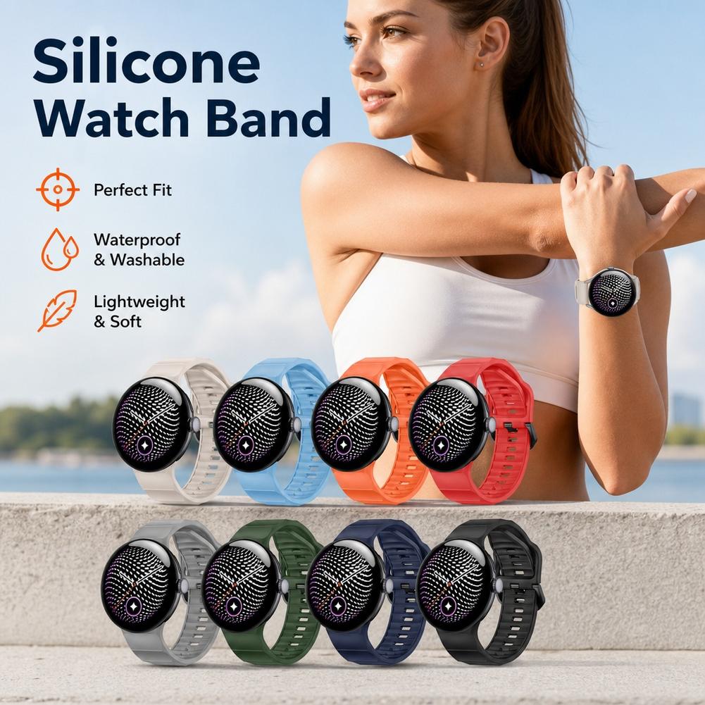 Pasek silikonowy w stylu fali  – Smartwatch Nexus recenzja i cena