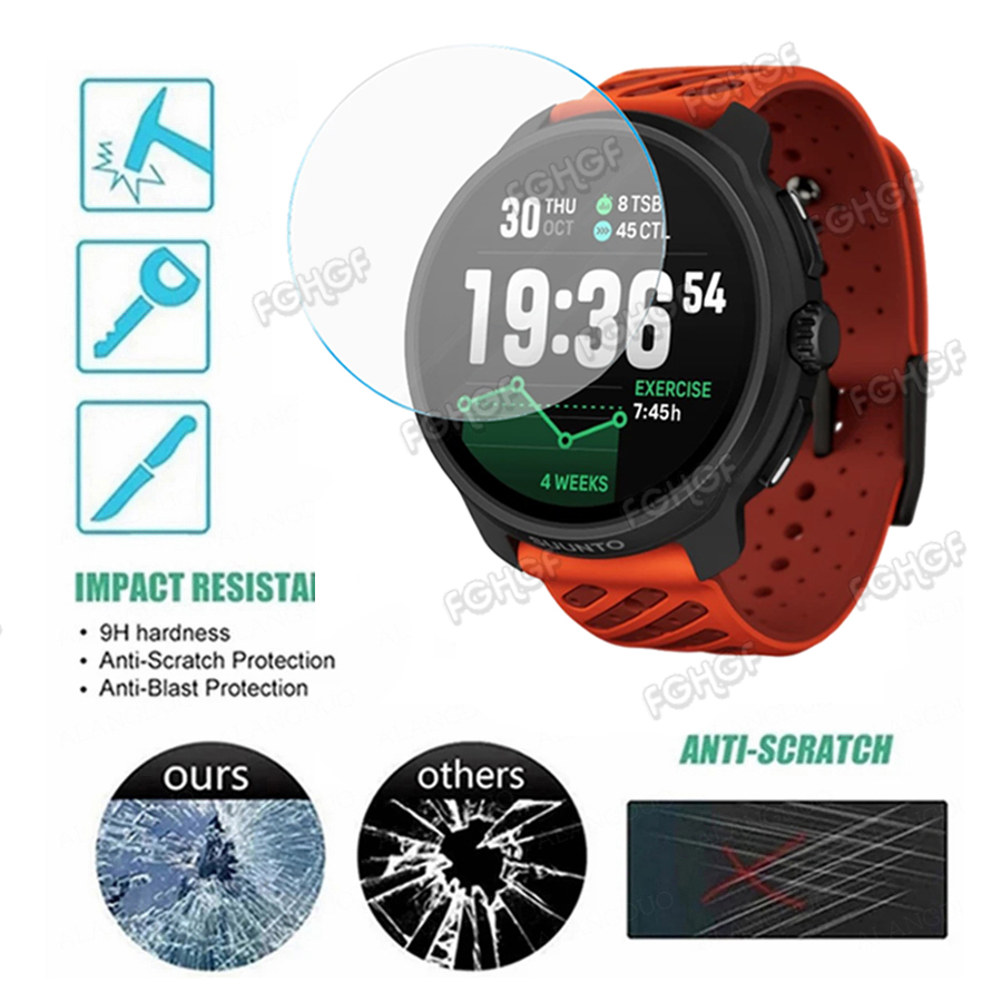 Folia ochronna ze szkła hartow – Garmin Smartwatch Accessories recenzja i cena