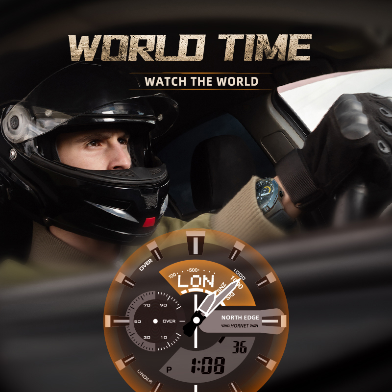 NORTH EDGE męski inteligentny  – Smartwatch Nexus recenzja i cena