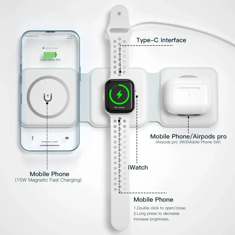 Przenośna magnetyczna bezprzew – Smartwatch Ac recenzja i cena